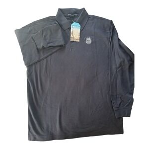 DEVON & JONES Men's L Gray Long Sleeve Pima Cotton Union Pacific UP Railroad